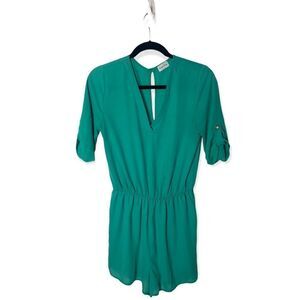 Brigitte Bailey SZ S green romper